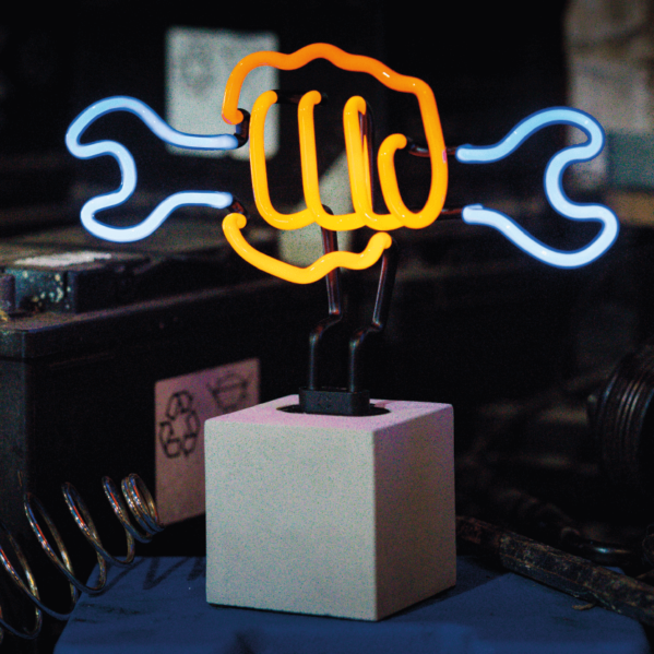 HAND & SPANNER - Neon Sign