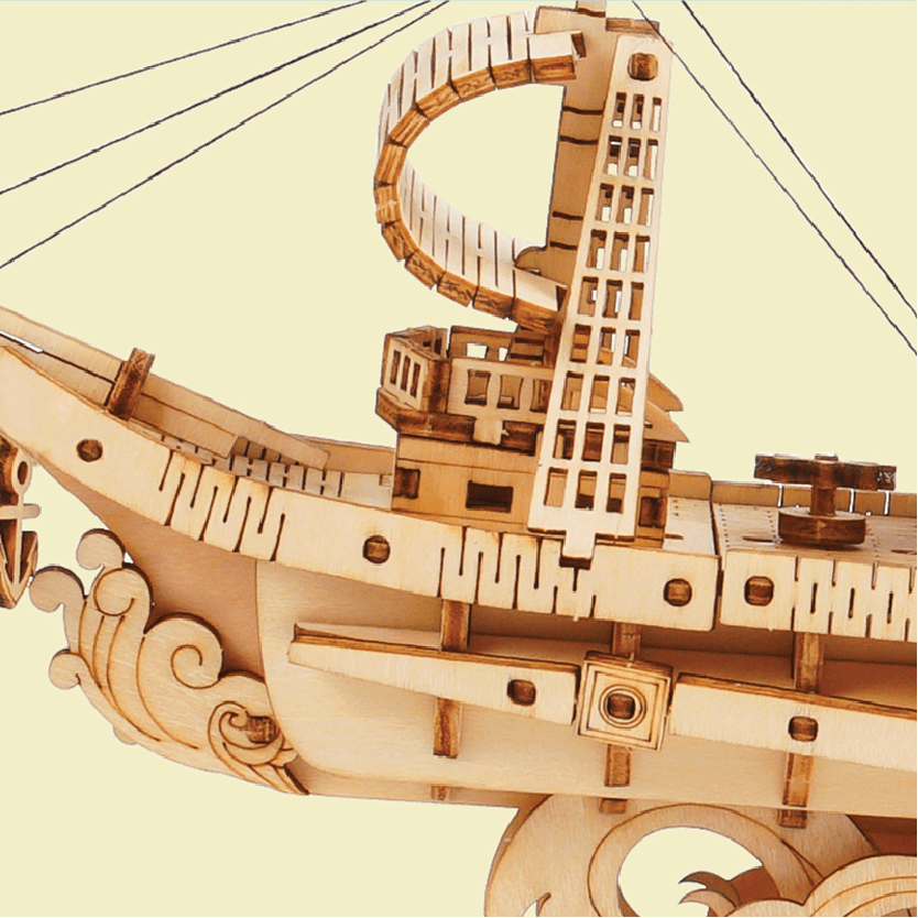DIY Wooden Sailing Ship - Image 3