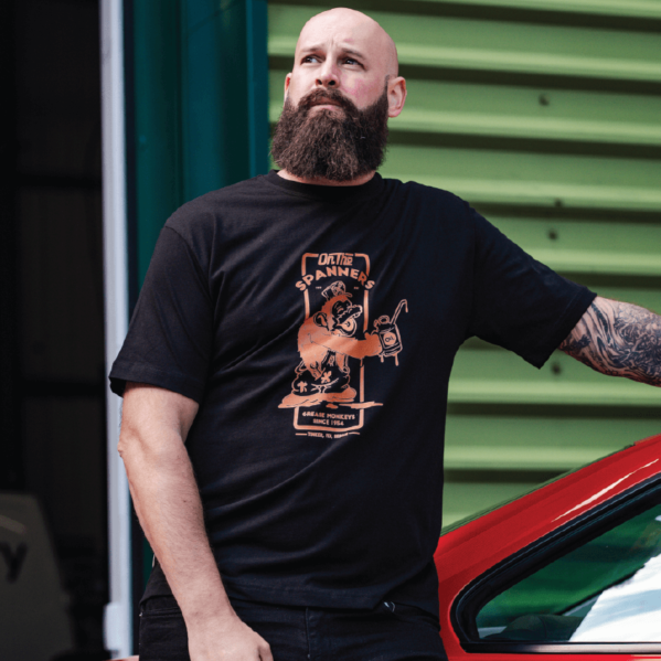 Grease Monkey Tee in Black