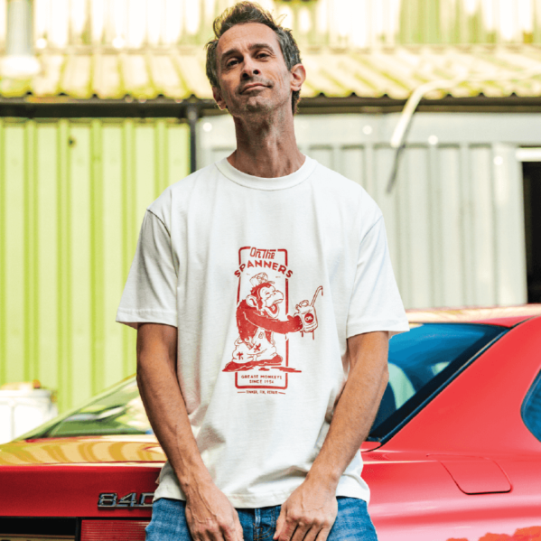 Grease Monkey Tee in Bone