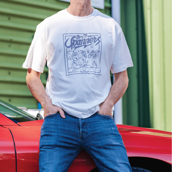 Off Our Nut Tee in Bone