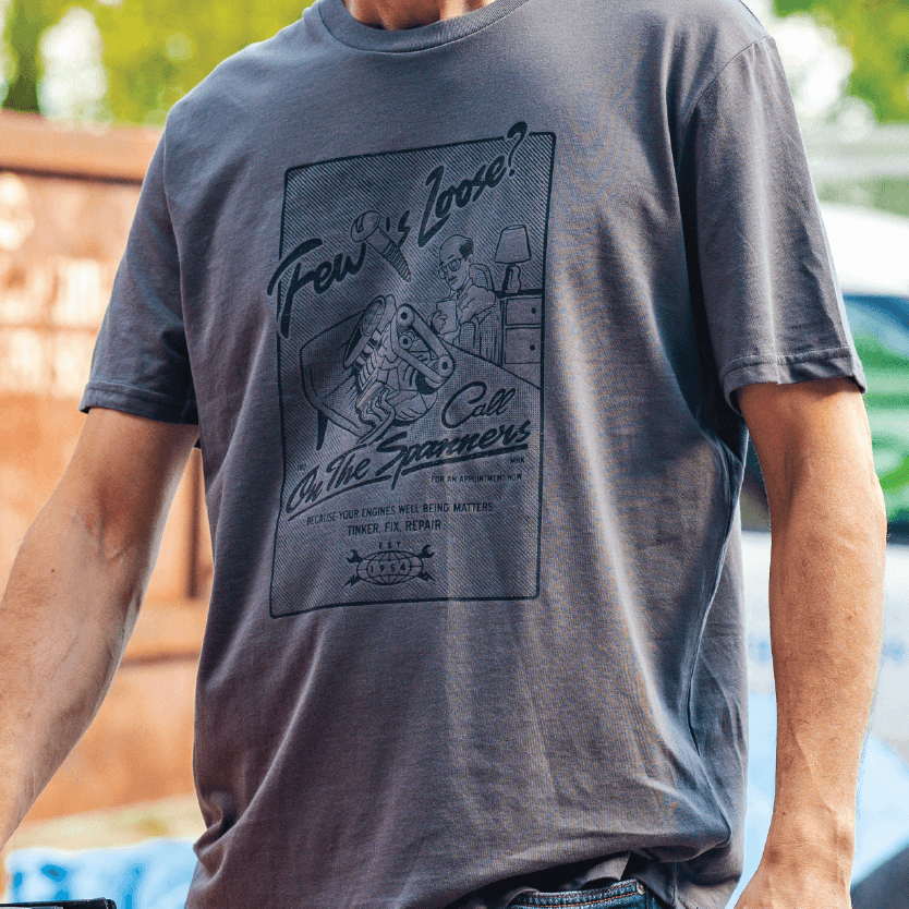 The Shrink Tee in Charcoal - Image 2