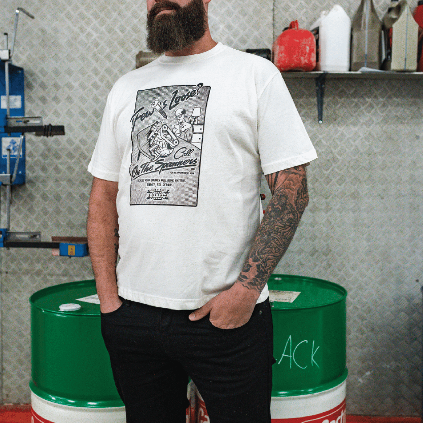The Shrink Tee in Bone