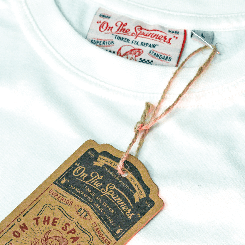 The Plain Tee in Bone - Image 4